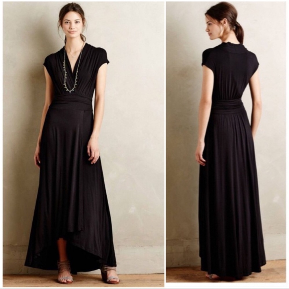 🖤♥️Anthropologie by Maeve Black Maxi-Dress♥️🖤